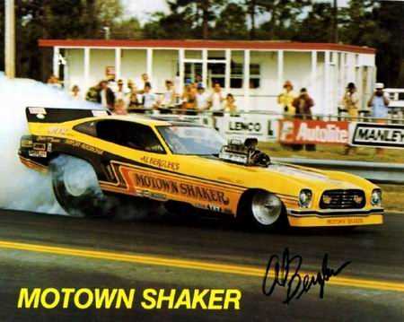 Detroit Dragway - Motown Shaker With Al Berglers Autograph From Rick Rzepka
